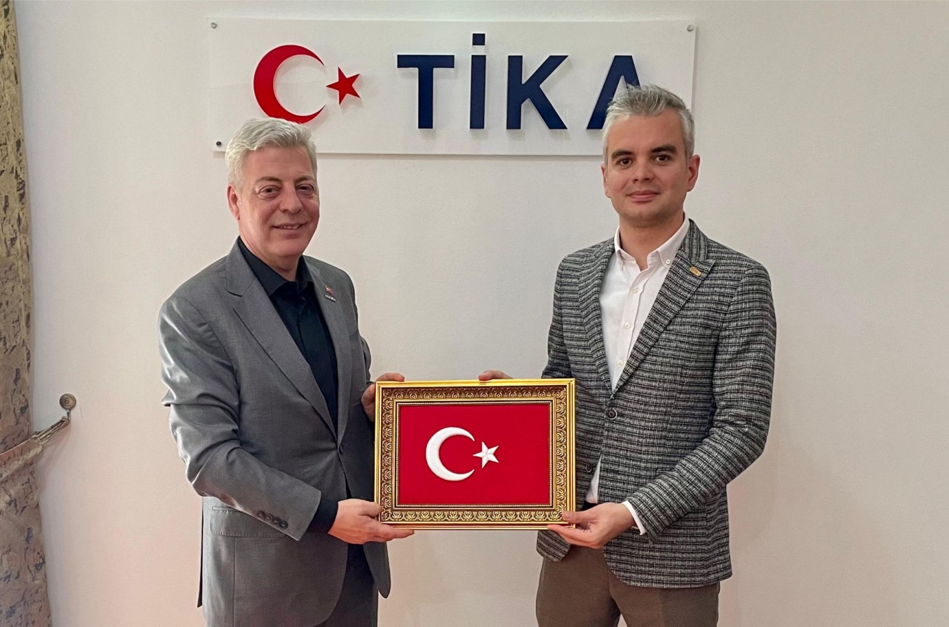 MÜSİAD Romanya Başkanı Cem Aksoy, TİKA Koordinatörü Salih Yürç'ü ziyaret etti