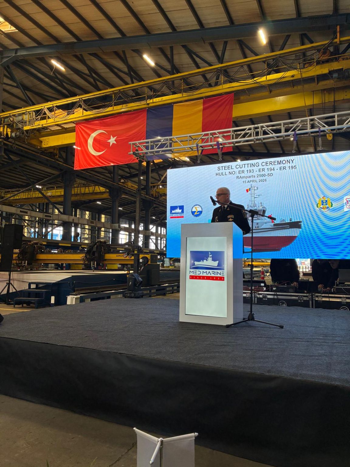 Med Marine, Romanya Donanması’nın römorkörlerine başladı