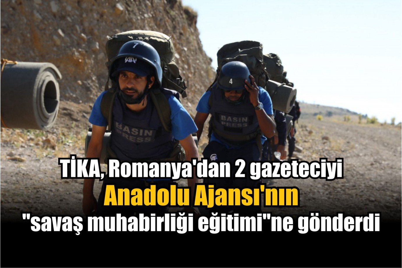 TİKA, Romanya'dan 2 gazeteciyi Anadolu Ajansı'nın 