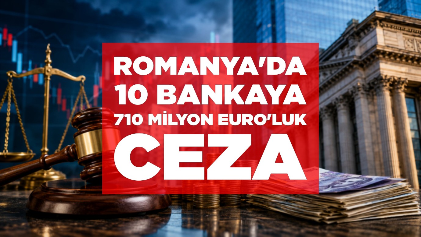 ROMANYA'DA 10 BANKAYA 710 MİLYON EURO'LUK CEZA
