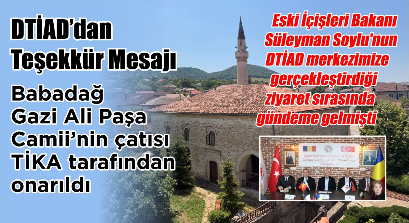 Babadağ Gazi Ali Paşa Camii’nin Çatısı TİKA Tarafından Onarıldı