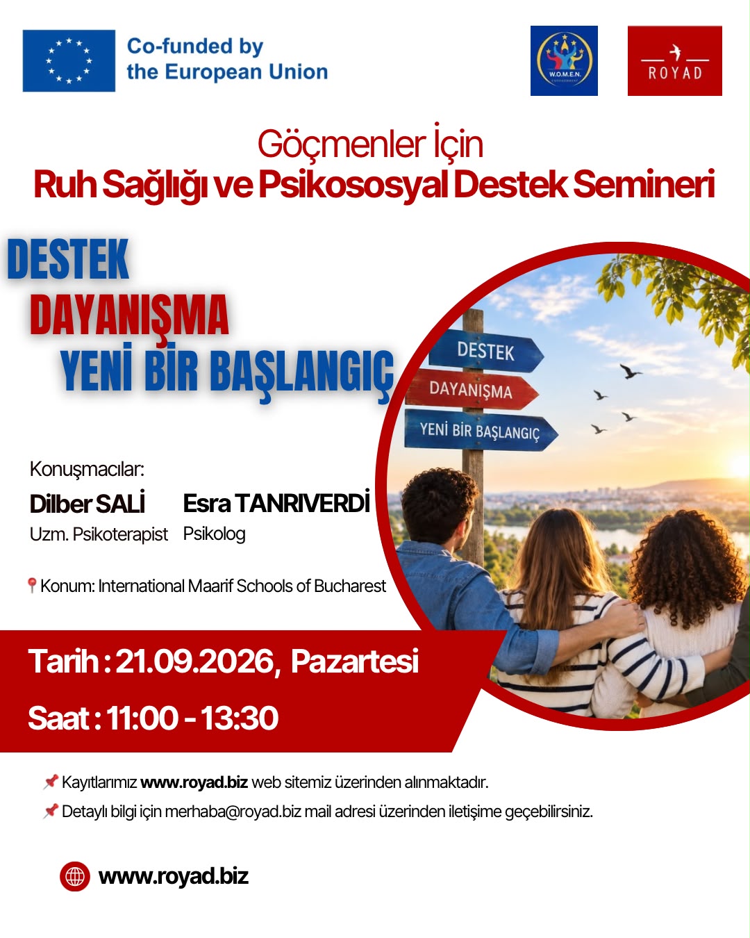ROYAD’dan Göçmenler İçin Ruh Sağlığı ve Psikososyal Destek Semineri