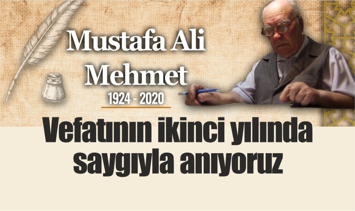 Prof. Mustafa Mehmet'in vefatının ikinci yıl dönümü