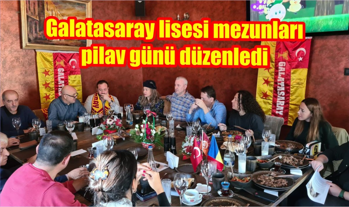 Galatasaray lisesi mezunları pilav günü düzenledi