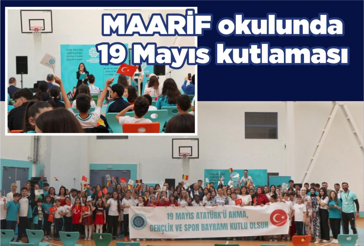 Maarif okulunda 19 Mayıs kutlaması