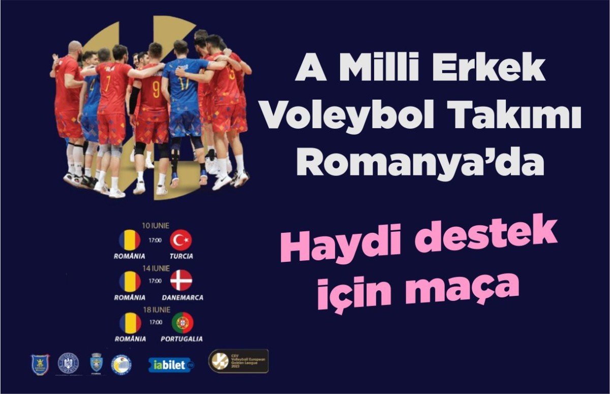 A Milli Erkek  Voleybol Takımı  Romanya’da
