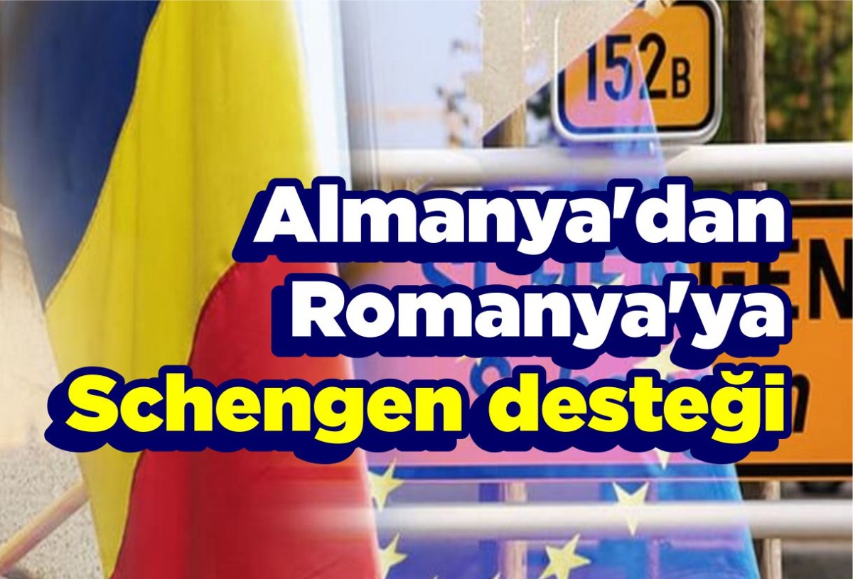 Almanya'dan Romanya'ya Schengen desteği