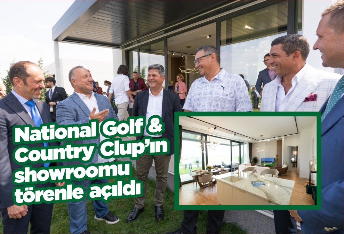 National golf club'un showroomu törenle açıldı