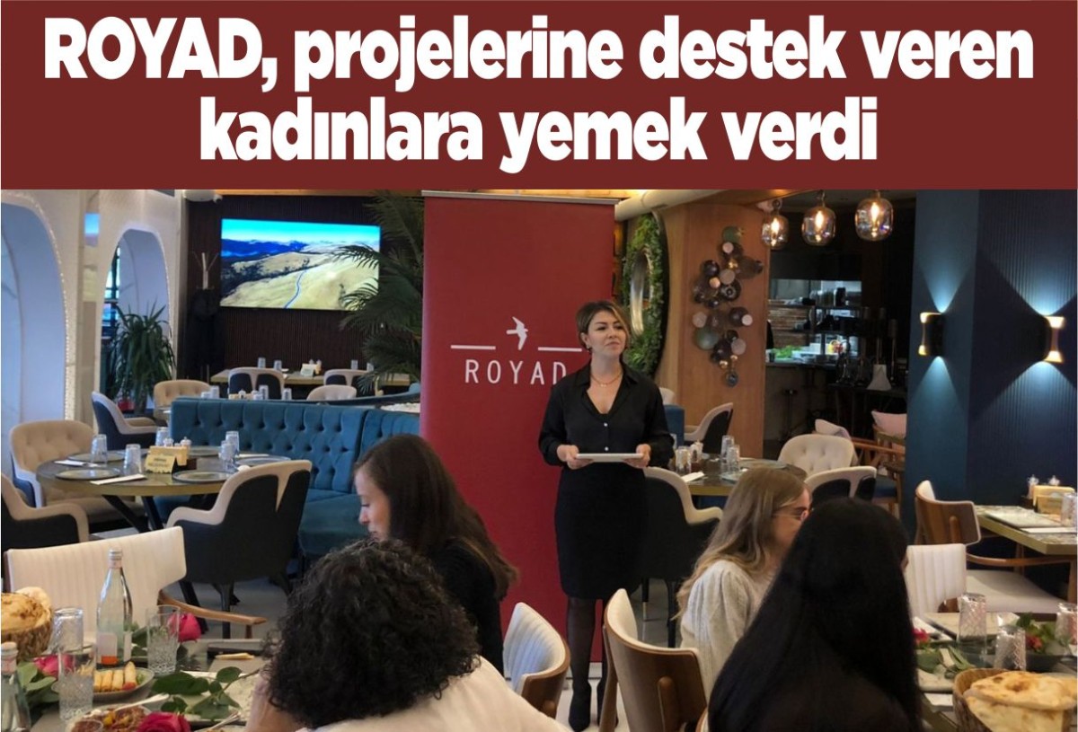 ROYAD, projelerine destek veren kadınlara yemek verdi