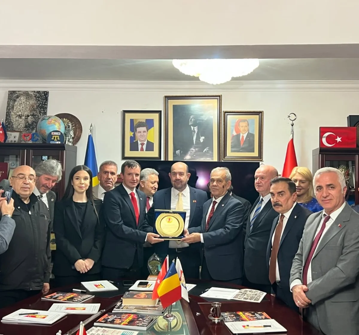 Türkiye Gazeteciler Federasyonu Bükeş'teydi
