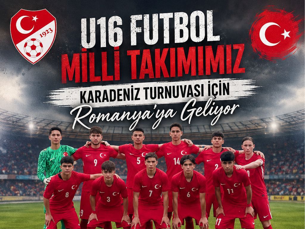 U16 Millî Takımımız Karadeniz Turnuvası için Romanya'da