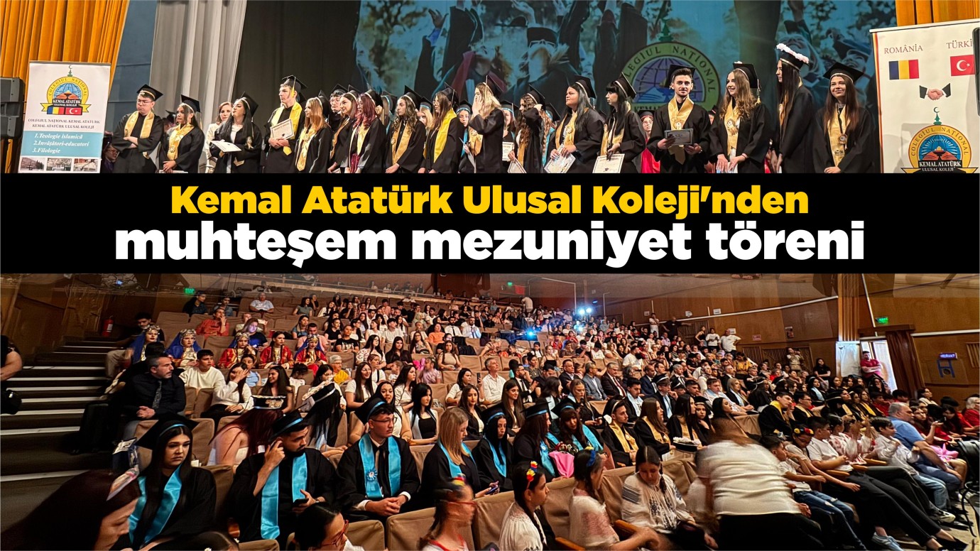 Kemal Atatürk Ulusal Koleji'nden muhteşem mezuniyet töreni