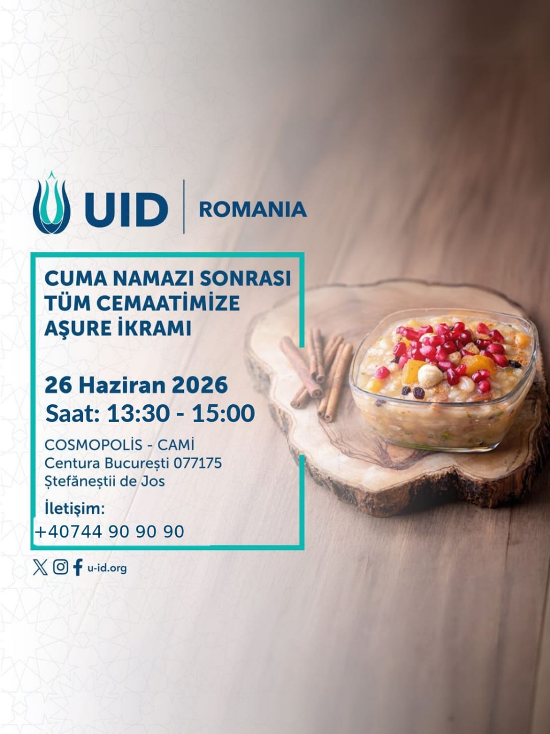 UID Romanya'dan davet