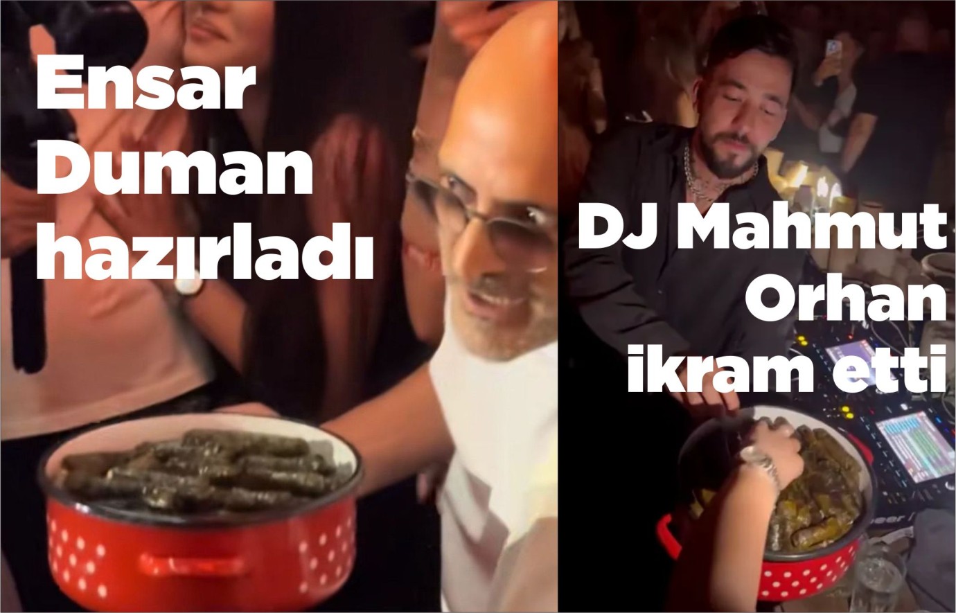 DJ Mahmut Orhan Köstence'de sarma ikram etti