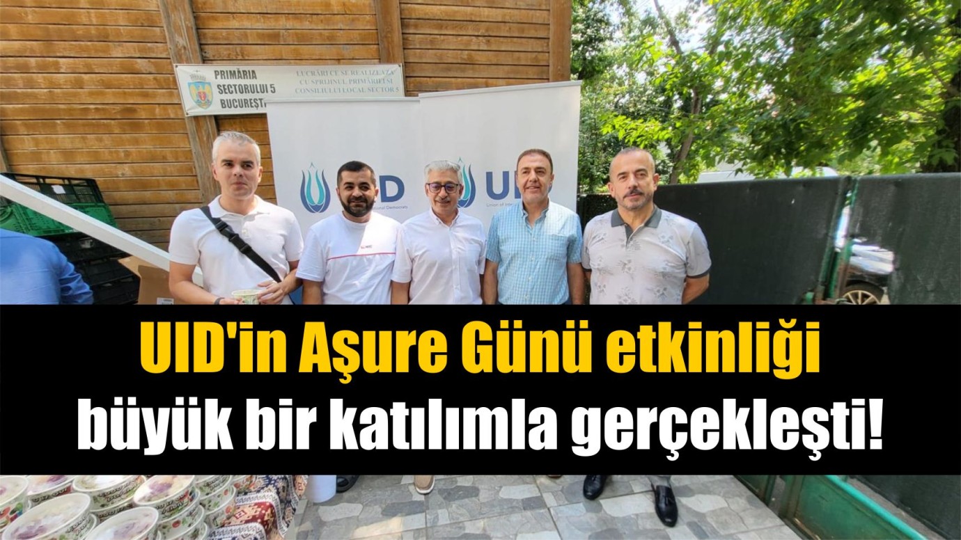 UID'in Aşure Günü etkinliği büyük bir katılımla gerçekleşti!