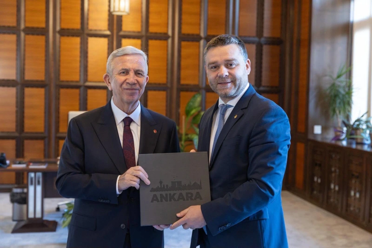 Mansur Yavaş, Bükreş Belediye Başkanı Ciprian Ciucu İle Görüştü