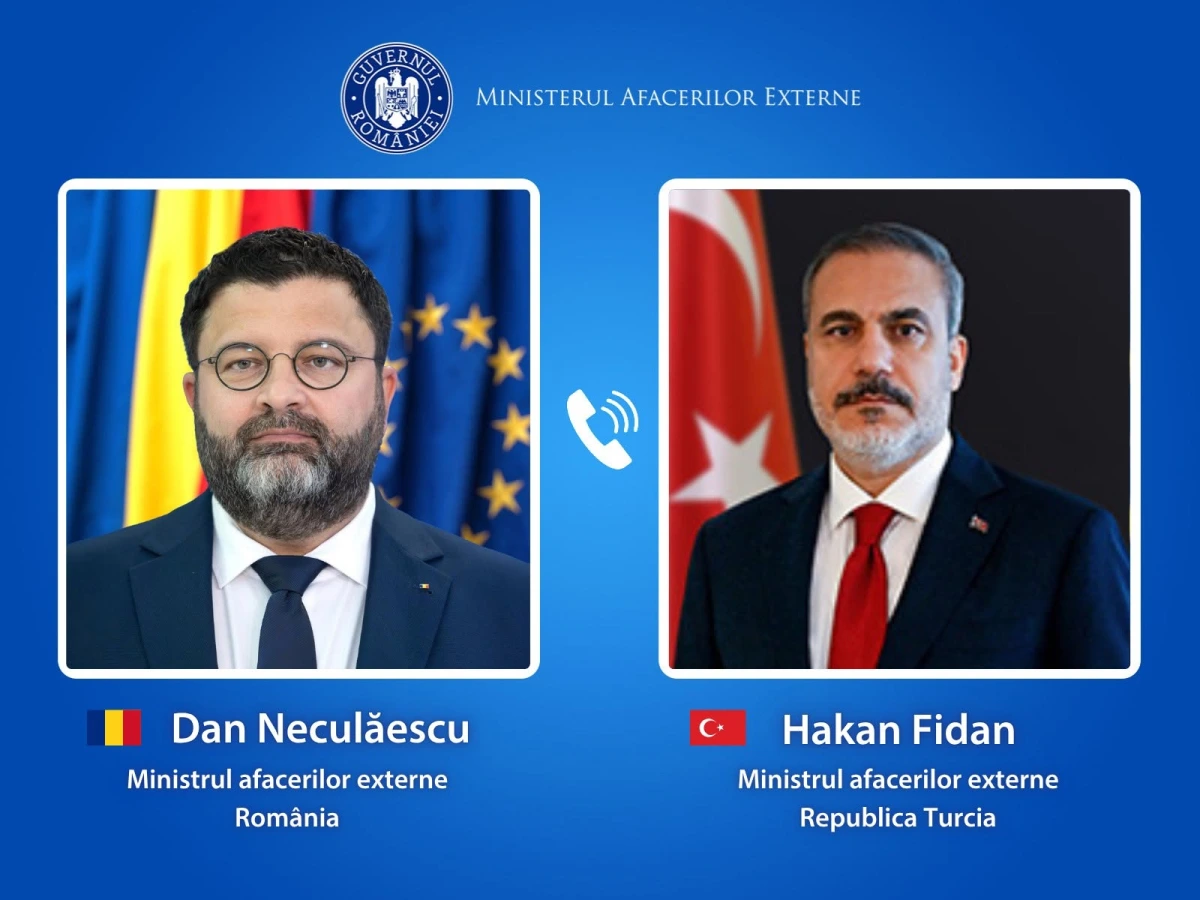 Romanya yeni Dışişleri Bakanı Dan Neculaescu, Hakan Fidan ile görüştü